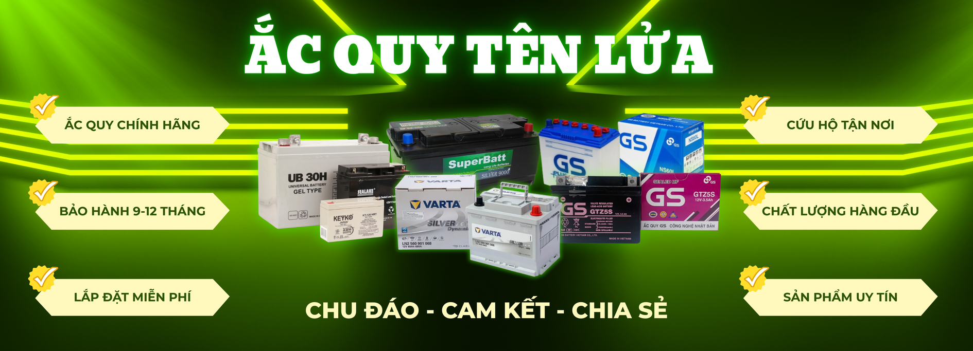 Slide ắc quy tên lửa