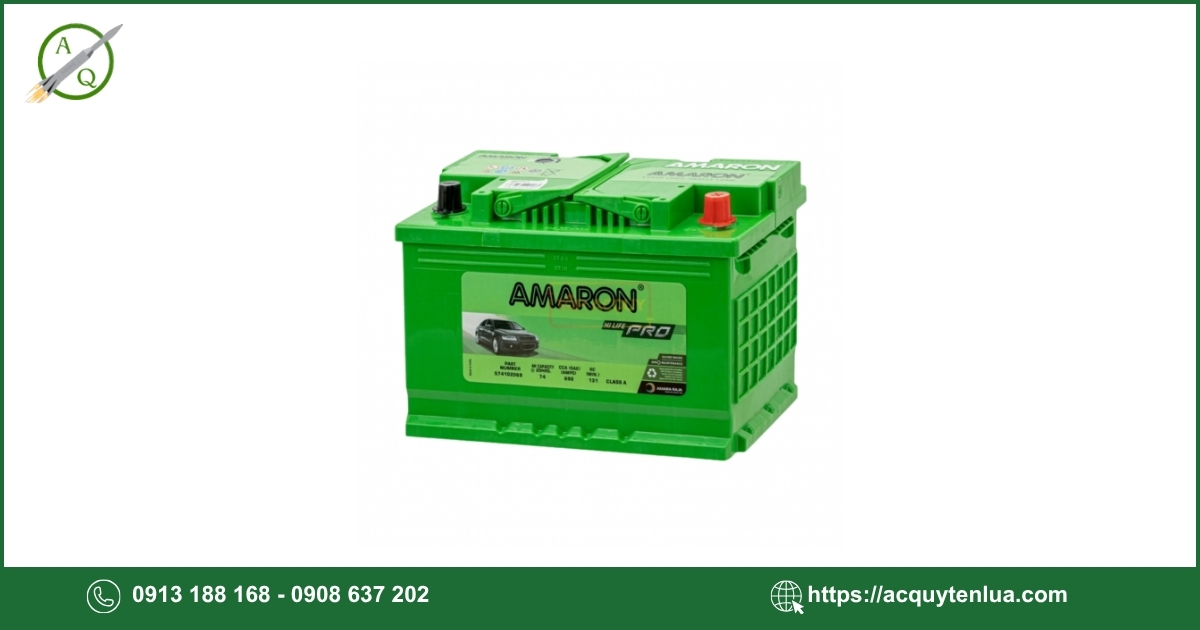 Bình ắc quy AMARON PRO - DIN 74
