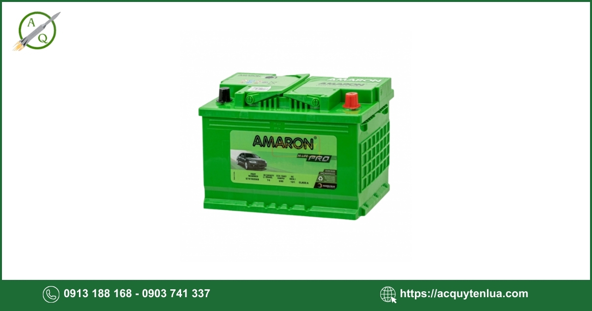 Bình ắc quy AMARON PRO - DIN 74