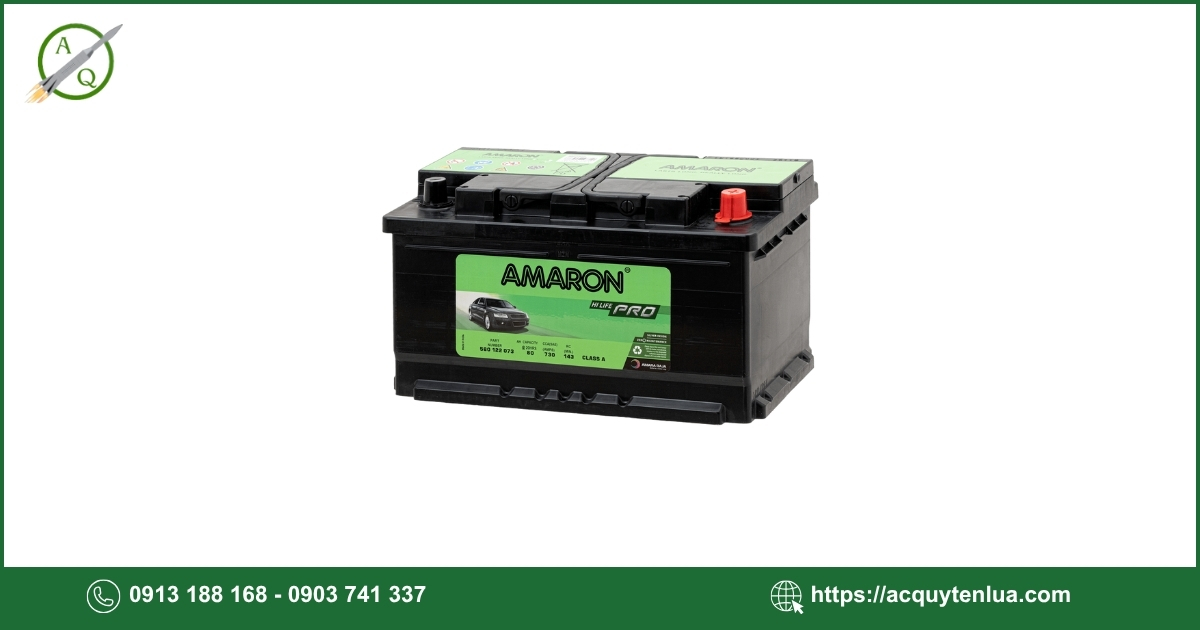 Bình ắc quy AMARON PRO - DIN 80