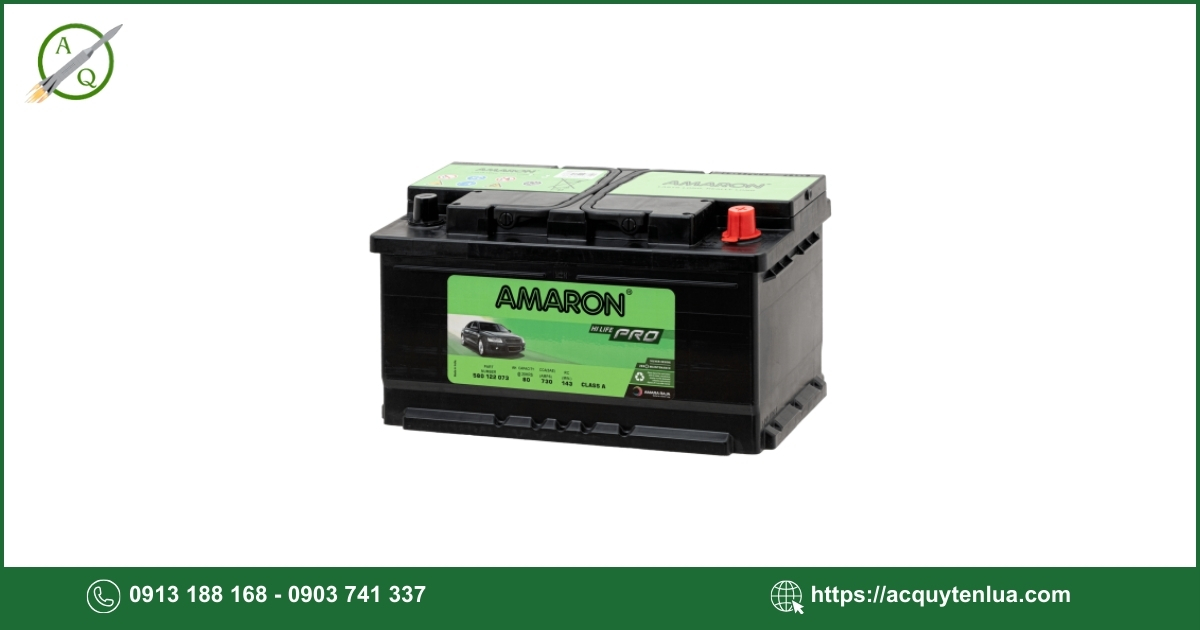 Bình ắc quy AMARON PRO - DIN 80
