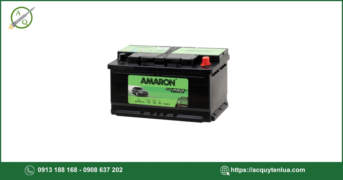 Bình ắc quy AMARON PRO - DIN 80