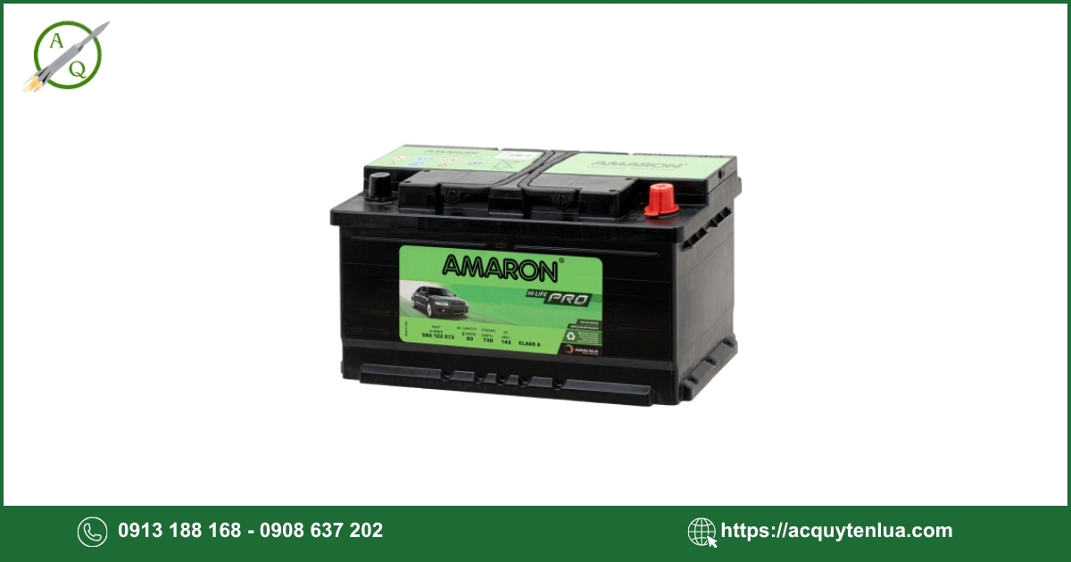 Bình ắc quy AMARON PRO - DIN 80