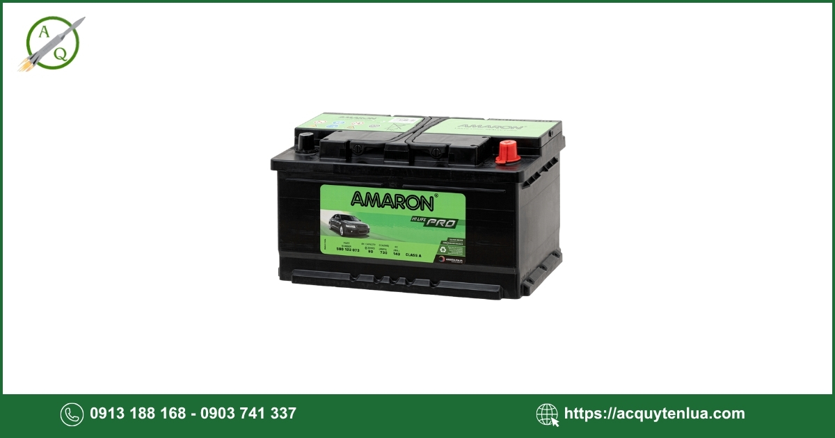 Bình ắc quy AMARON PRO - DIN 80