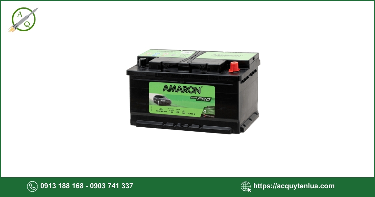 Bình ắc quy AMARON PRO - DIN 80