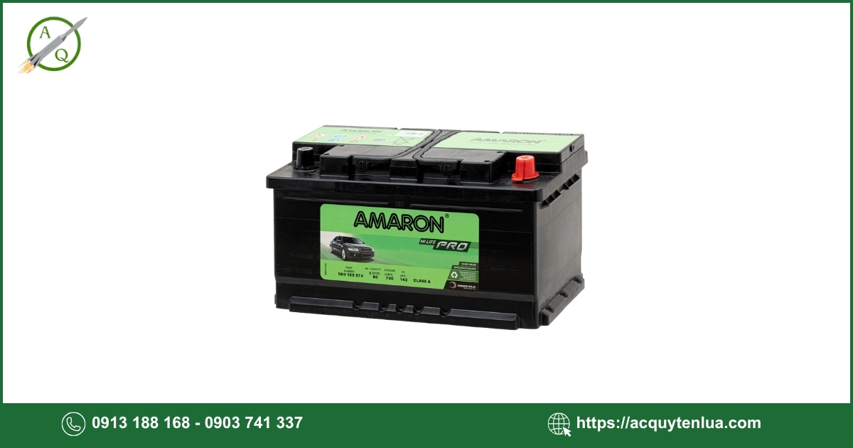 Bình ắc quy AMARON PRO - DIN 80