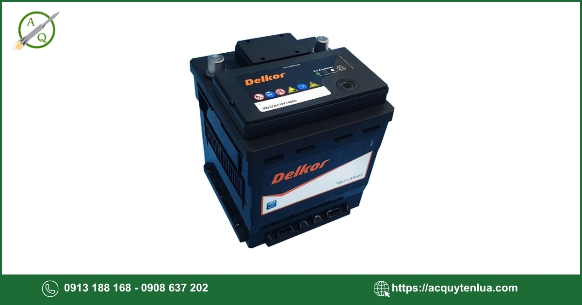 Bình ắc quy DELKOR - 55066 (DIN 50)