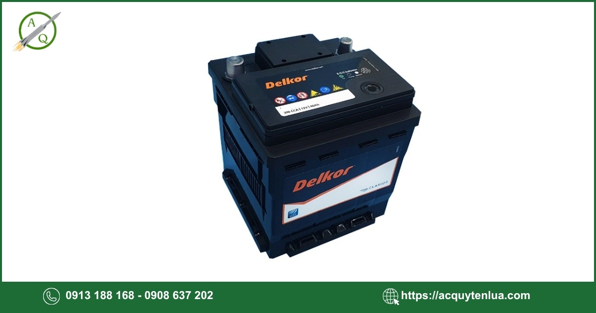 Bình ắc quy DELKOR - 55066 ( DIN 50 )