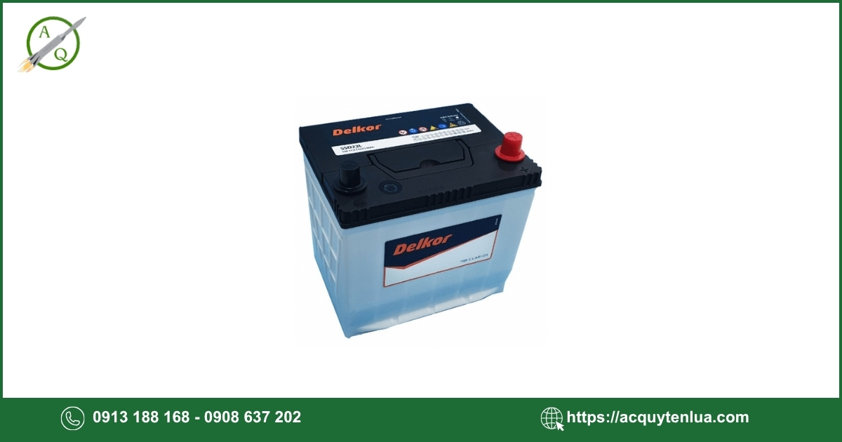 Bình ắc quy DELKOR - 55D23L/R