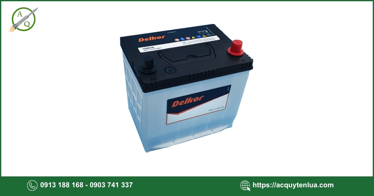 Bình ắc quy DELKOR - 55D23L/R