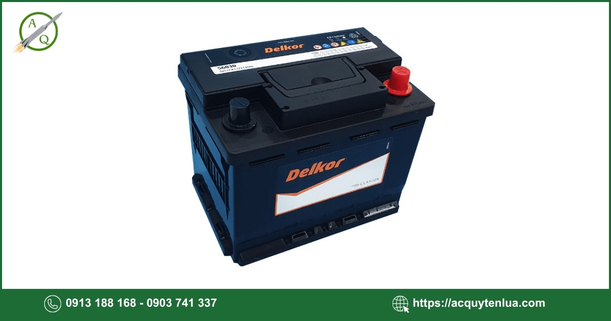 Bình ắc quy DELKOR - 56090 ( DIN 60 )