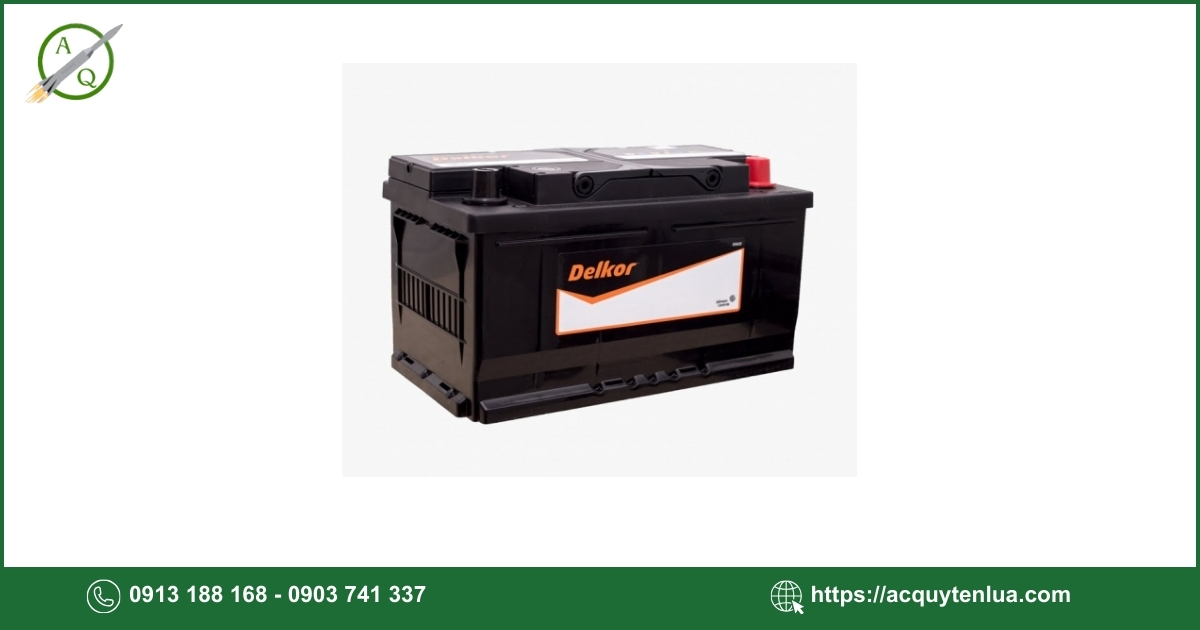 Bình ắc quy DELKOR - 58039 (DIN 80)