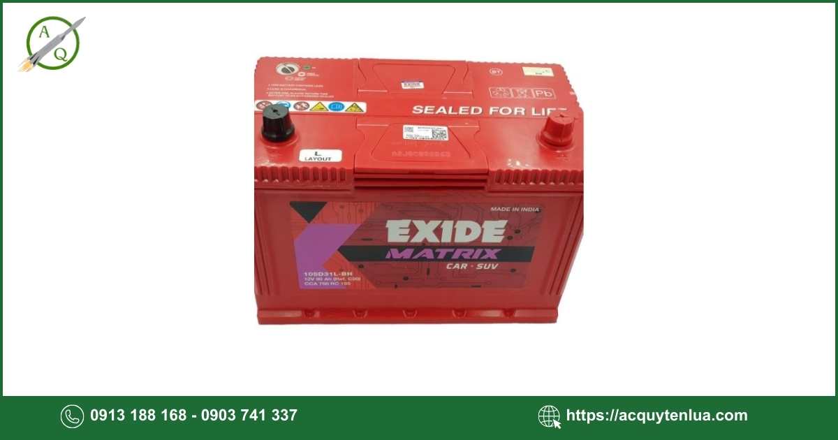 Bình ắc quy EXIDE - 85D23L