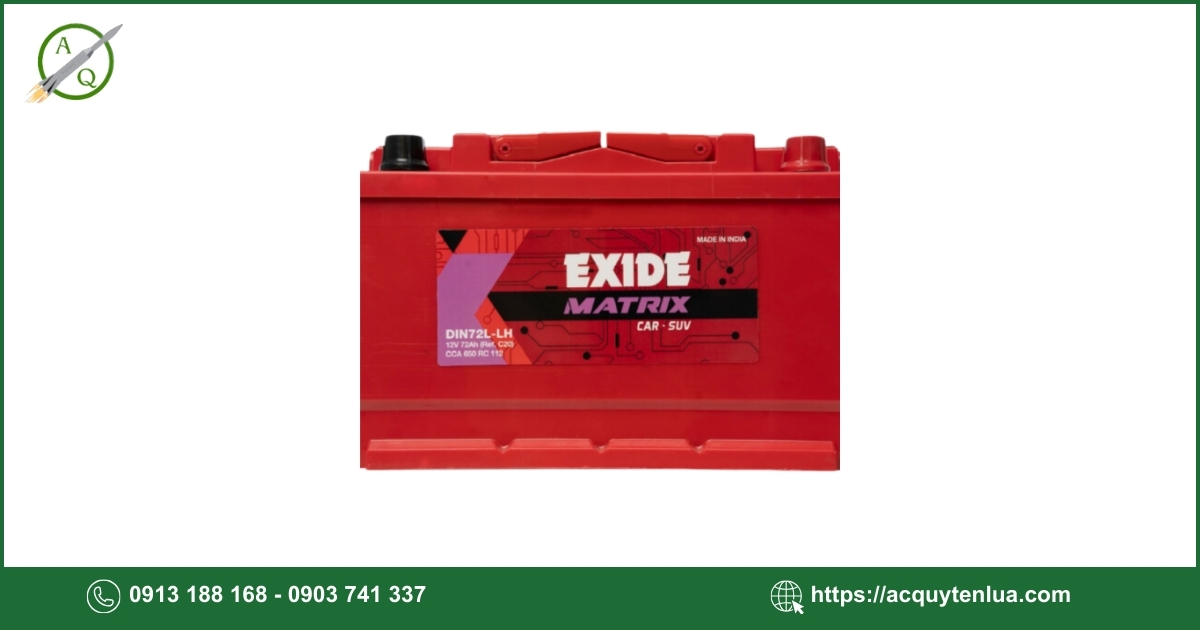Bình ắc quy EXIDE - DIN 70
