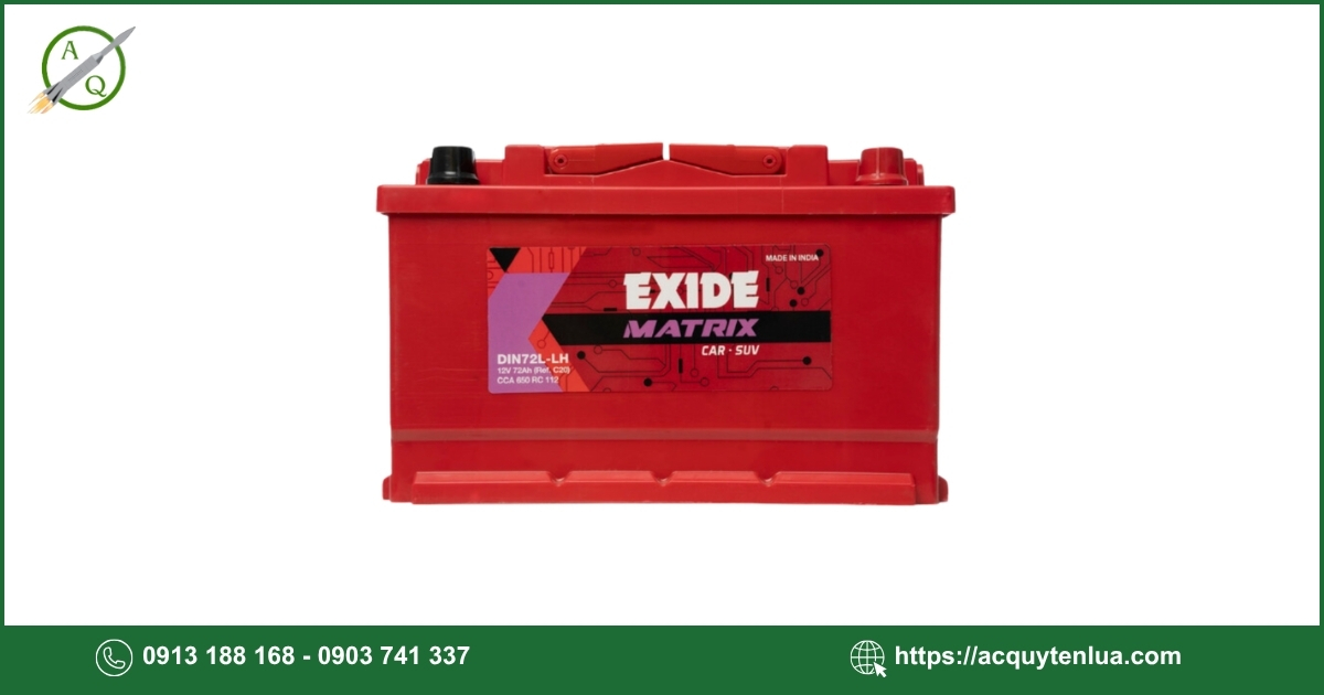 Bình ắc quy EXIDE - DIN 74