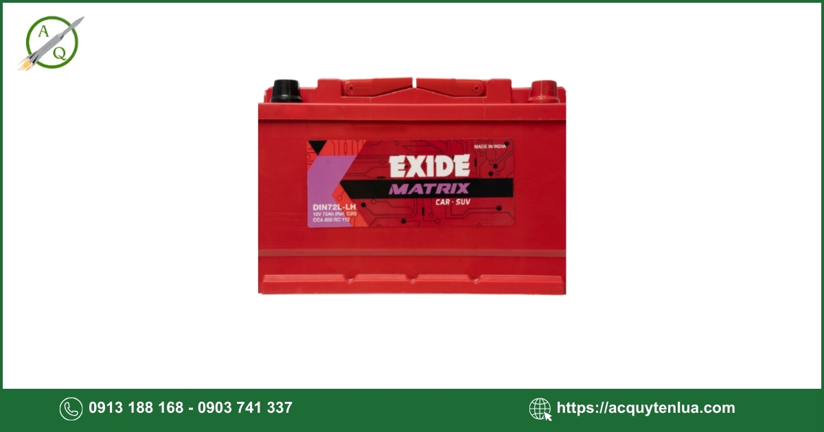 Bình ắc quy EXIDE - DIN 74