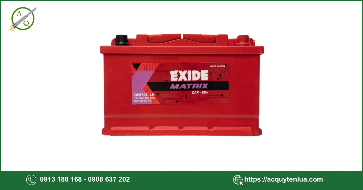 Bình ắc quy EXIDE - DIN 74