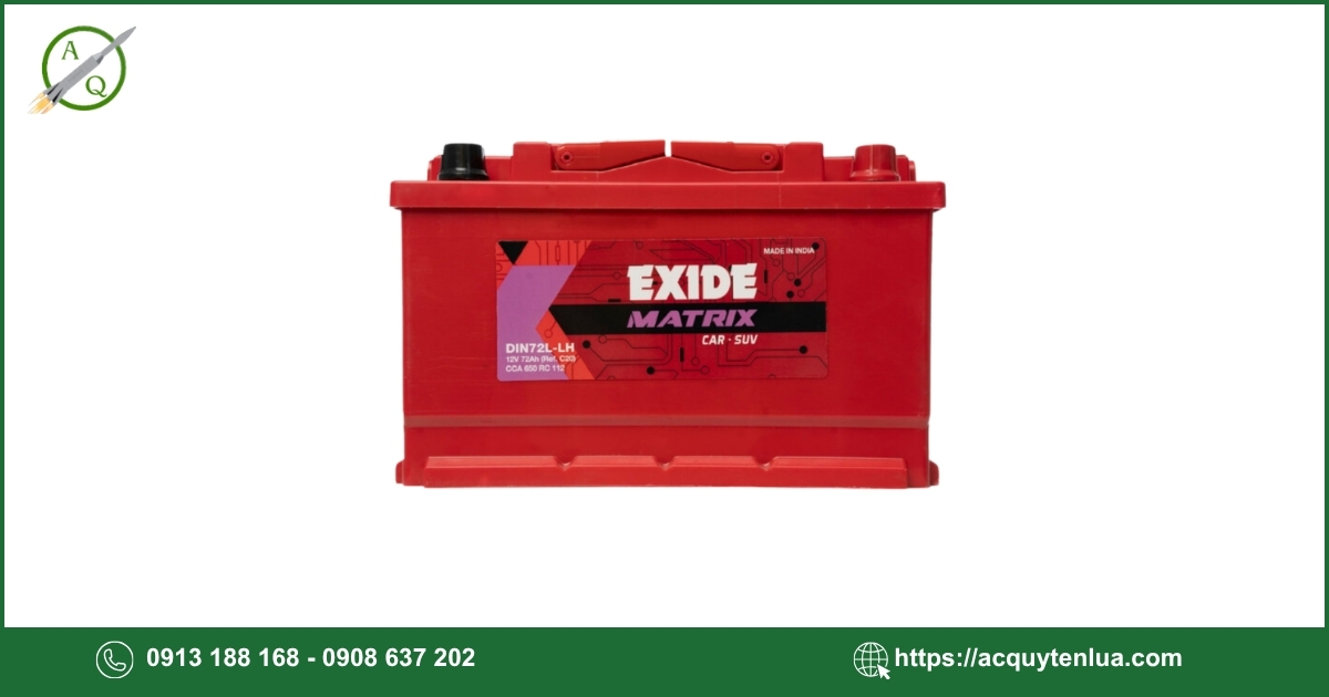 Bình ắc quy EXIDE - DIN 74