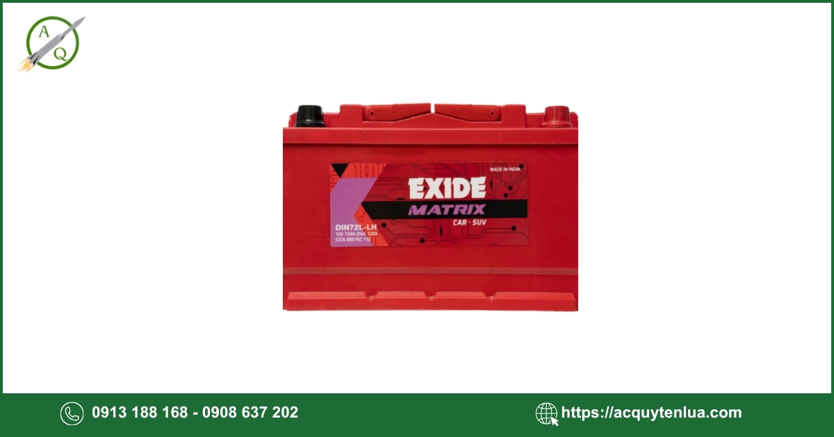 Bình ắc quy EXIDE - DIN 74