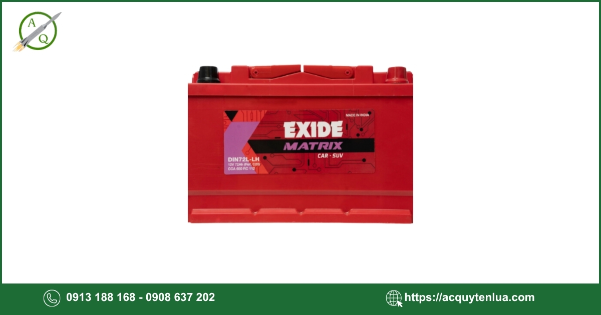 Bình ắc quy EXIDE - DIN 74