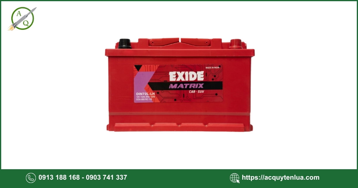 Bình ắc quy EXIDE - DIN 74
