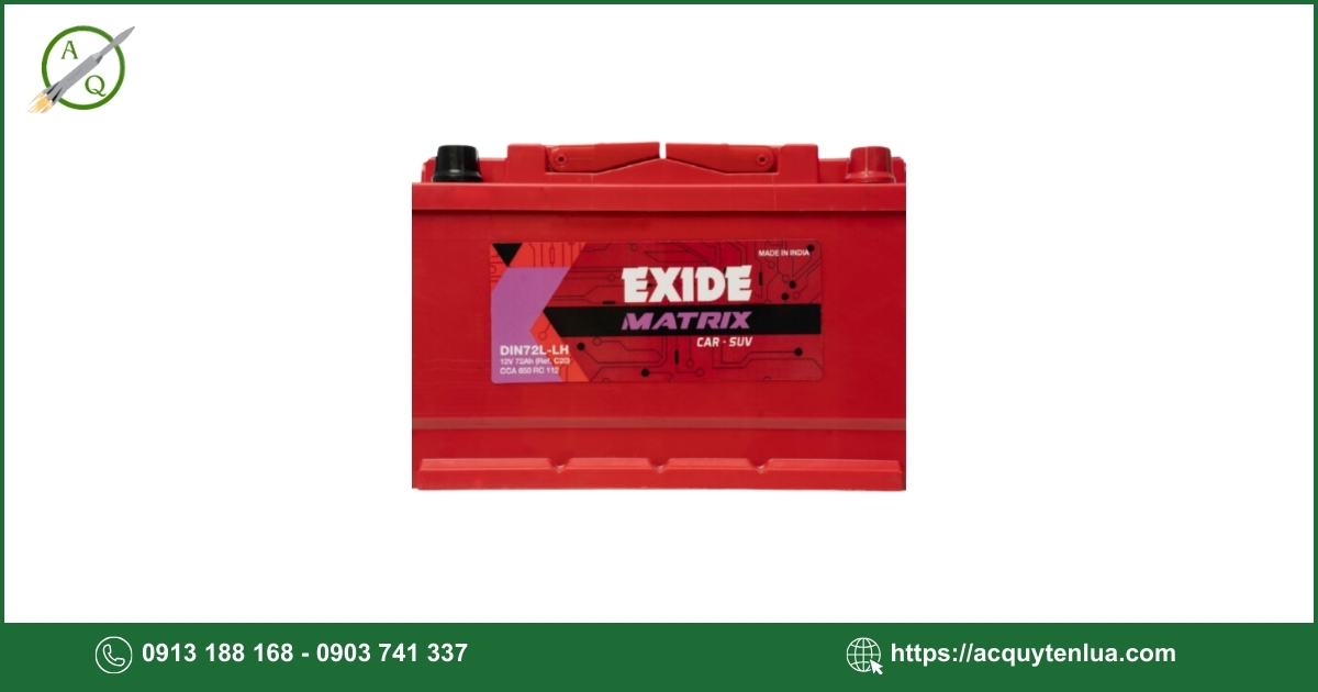 Bình ắc quy EXIDE - DIN 74