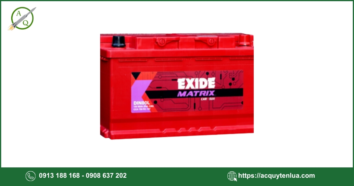 Bình ắc quy EXIDE - DIN 80