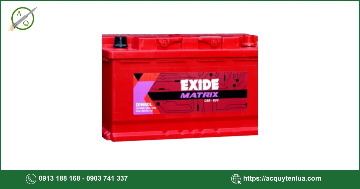 Bình ắc quy EXIDE - DIN 80