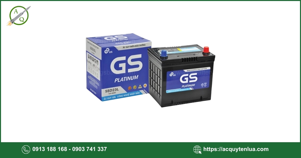 Bình ắc quy GS MF 55D23L