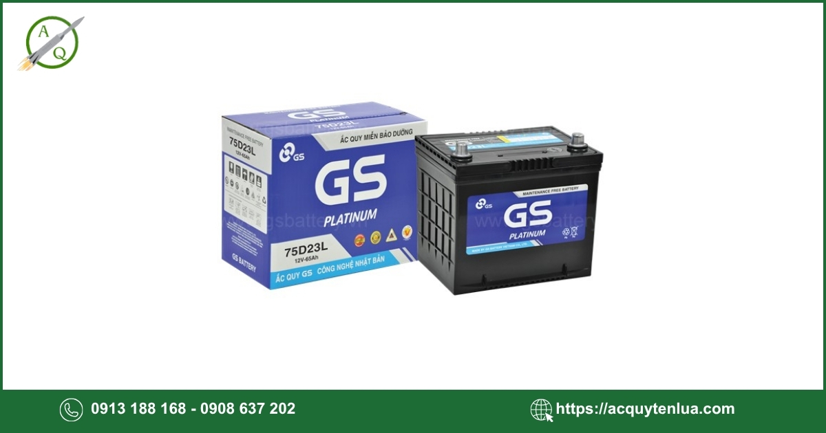 Bình ắc quy GS - MF 75D23