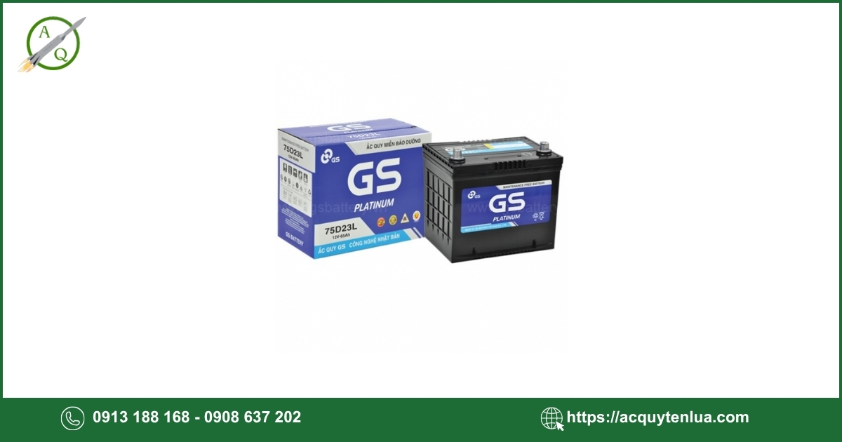 Bình ắc quy GS - MF 75D23