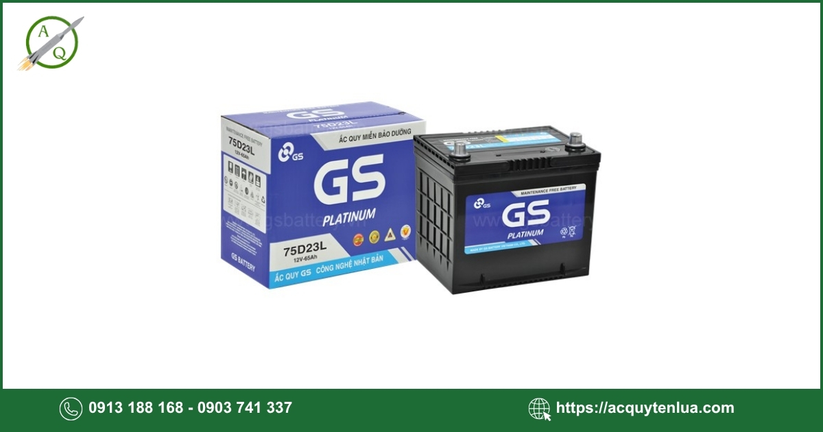 Bình ắc quy GS - MF 75D23
