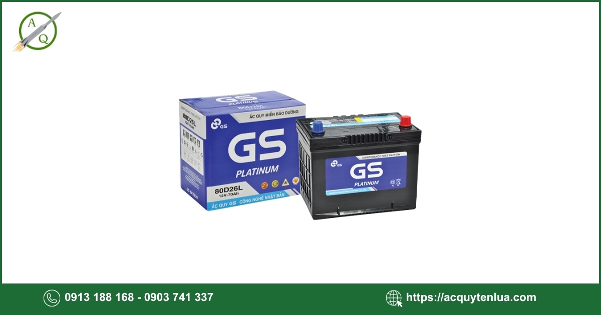 Bình ắc quy GS - MF 80D26