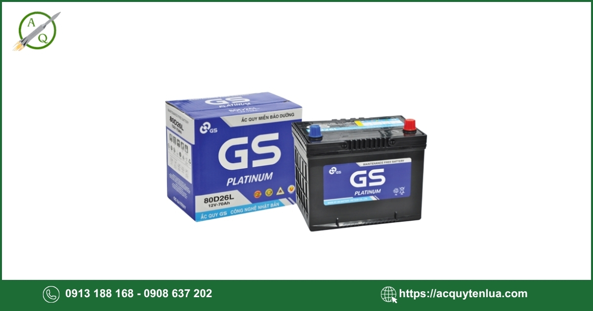 Bình ắc quy GS MF 80D26L