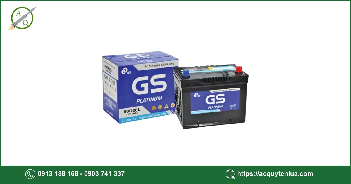 Bình ắc quy GS MF 80D26L