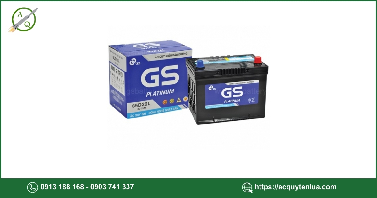 Bình ắc quy GS - MF 85D26L/R
