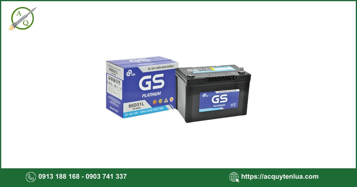 Bình ắc quy GS - MF 95D31L