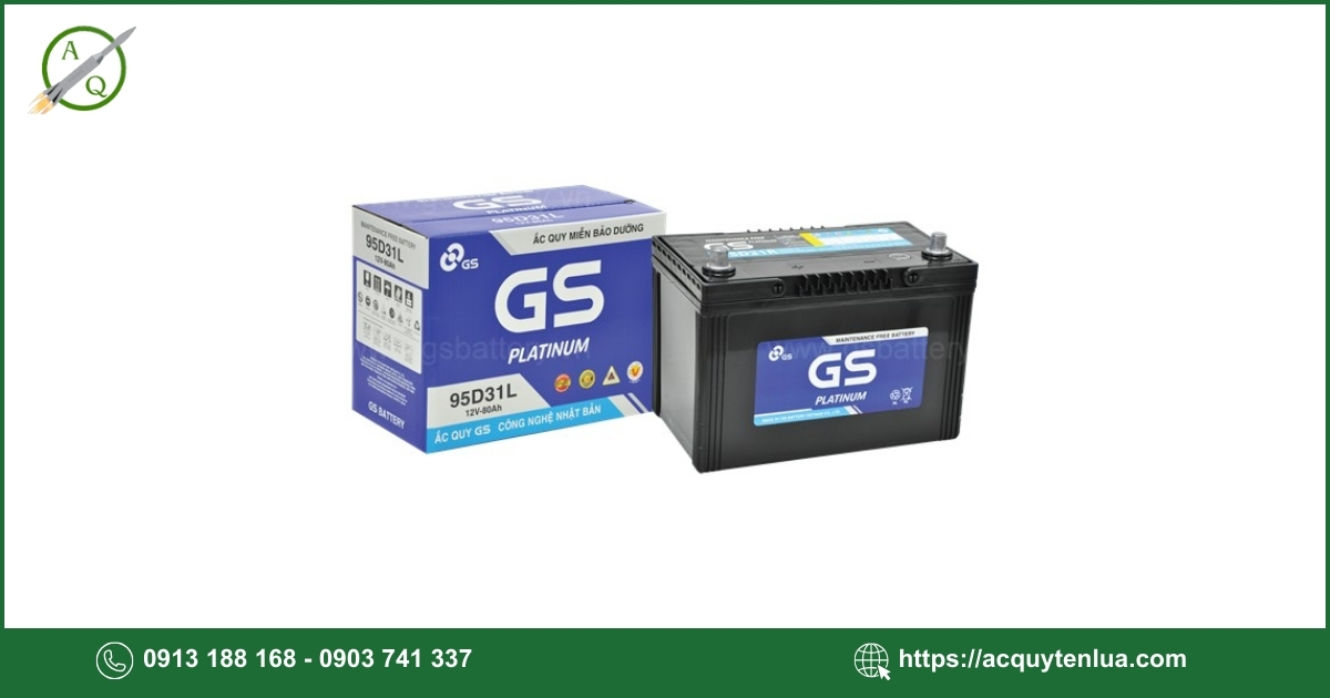 Bình ắc quy GS - MF 95D31L