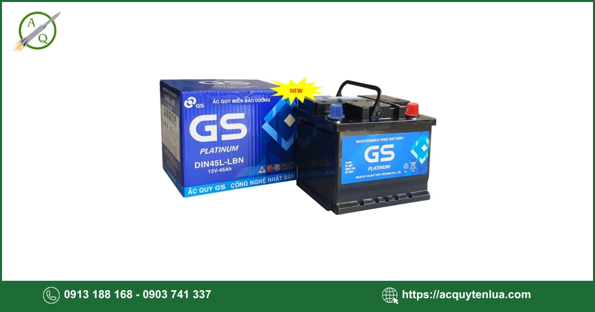 Bình ắc quy GS - MF DIN 45