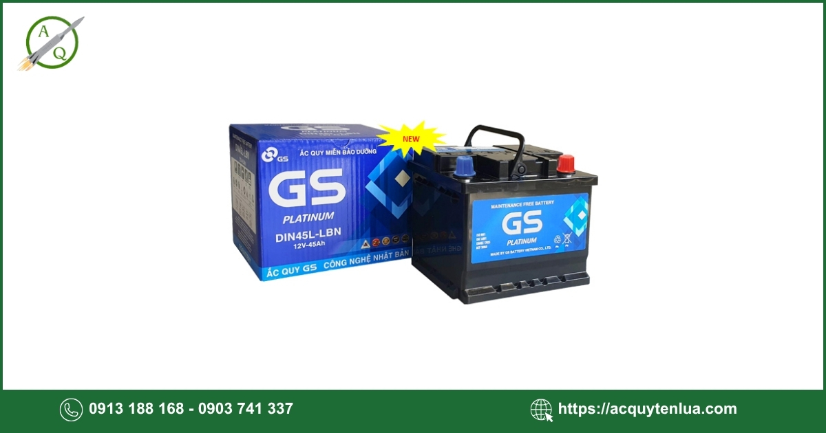 Bình ắc quy GS - MF DIN 45