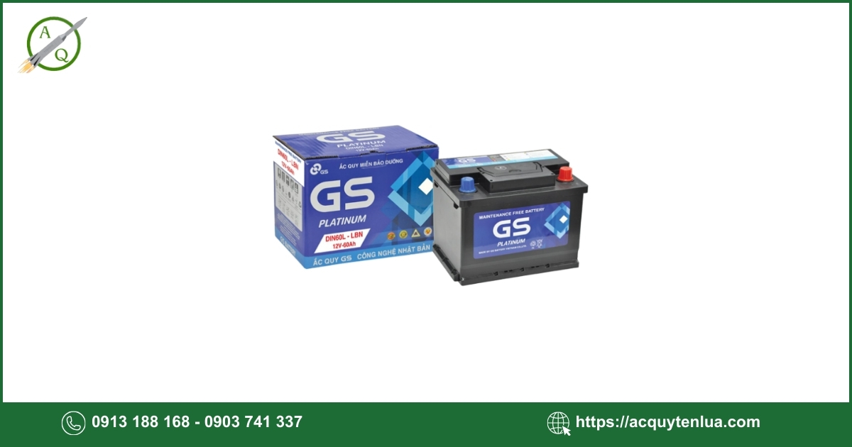 Bình ắc quy GS - MF DIN 60
