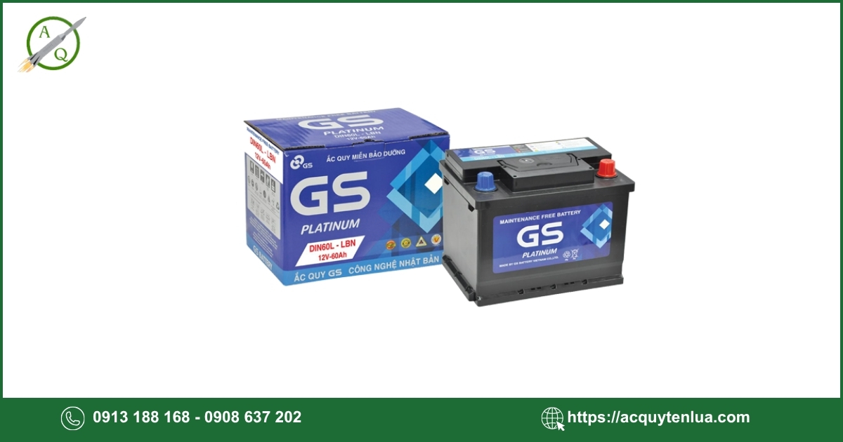 Bình ắc quy GS - MF DIN 60