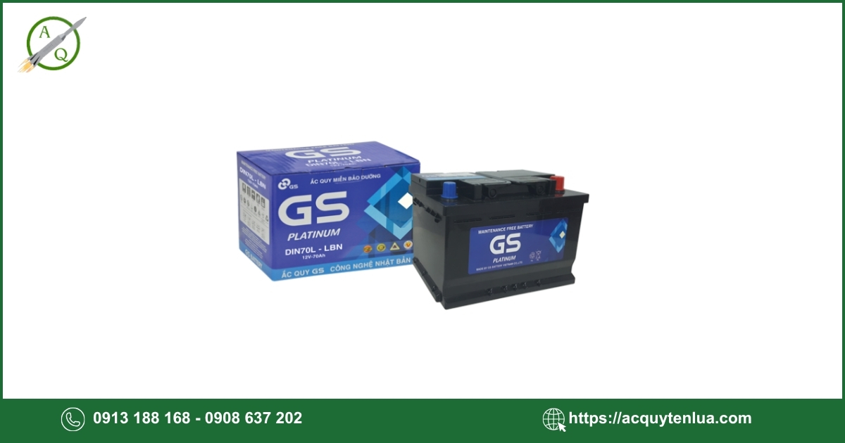 Bình ắc quy GS - MF DIN 70