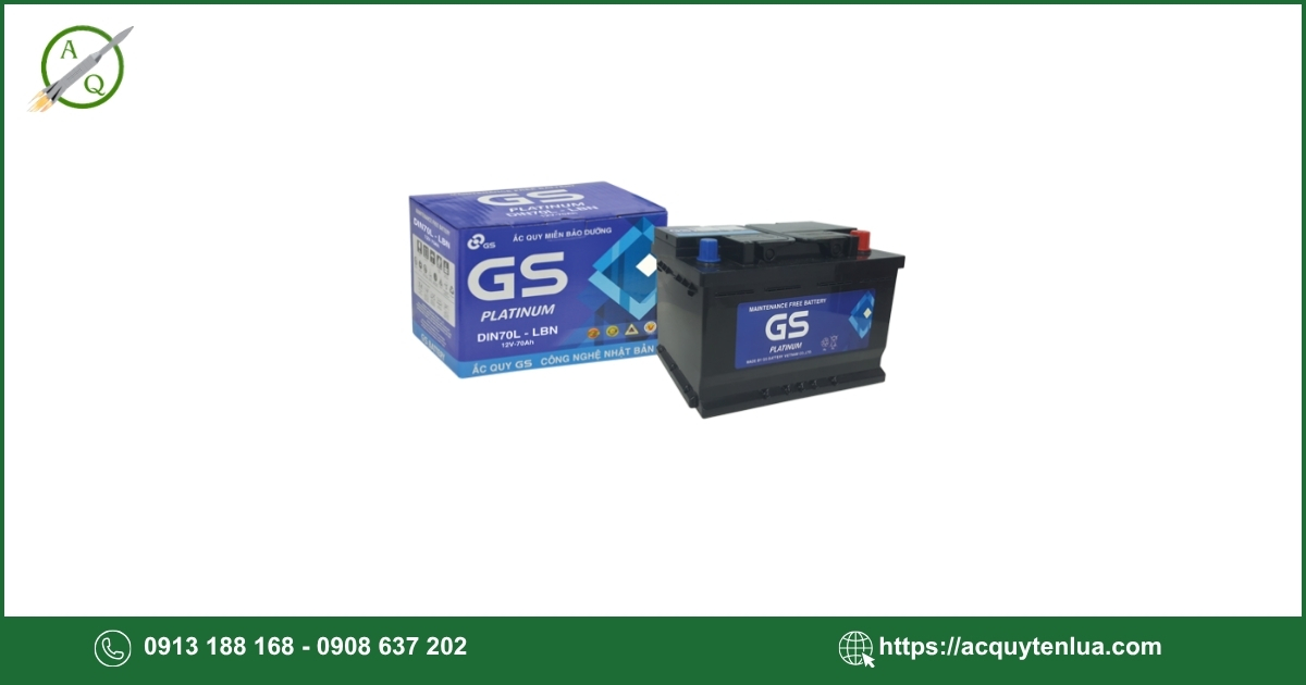 Bình ắc quy GS - MF DIN 70