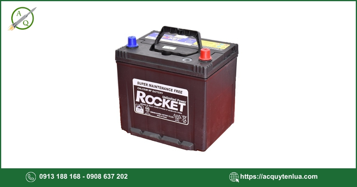 Bình ắc quy ROCKET - 56219 (DIN 62)