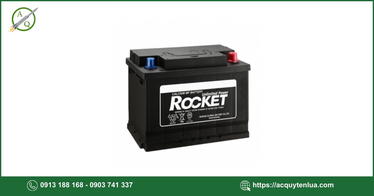 Bình ắc quy ROCKET - 58014 (DIN 80)