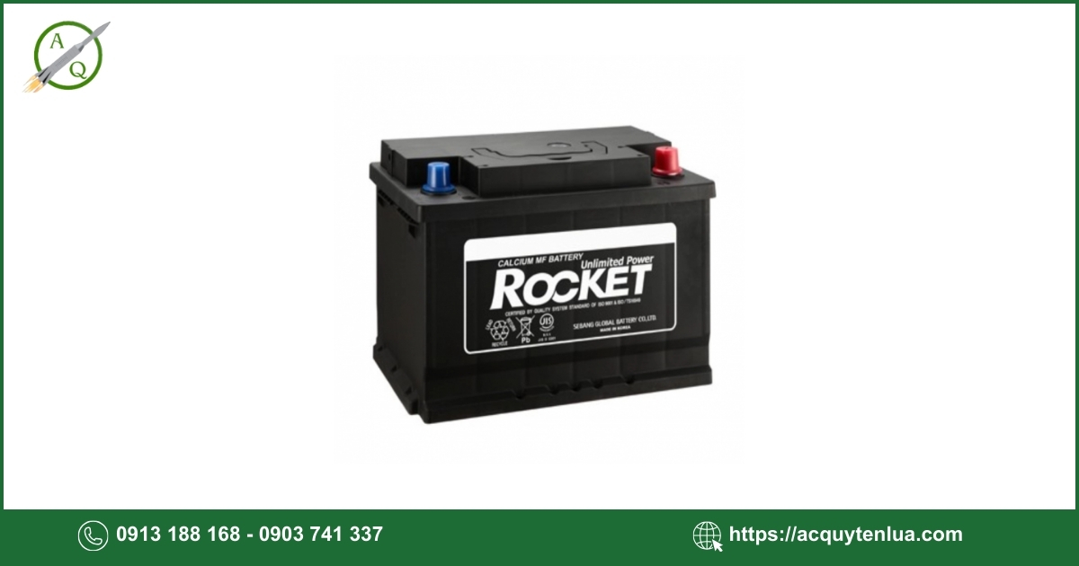 Bình ắc quy ROCKET - 58014 (DIN 80)