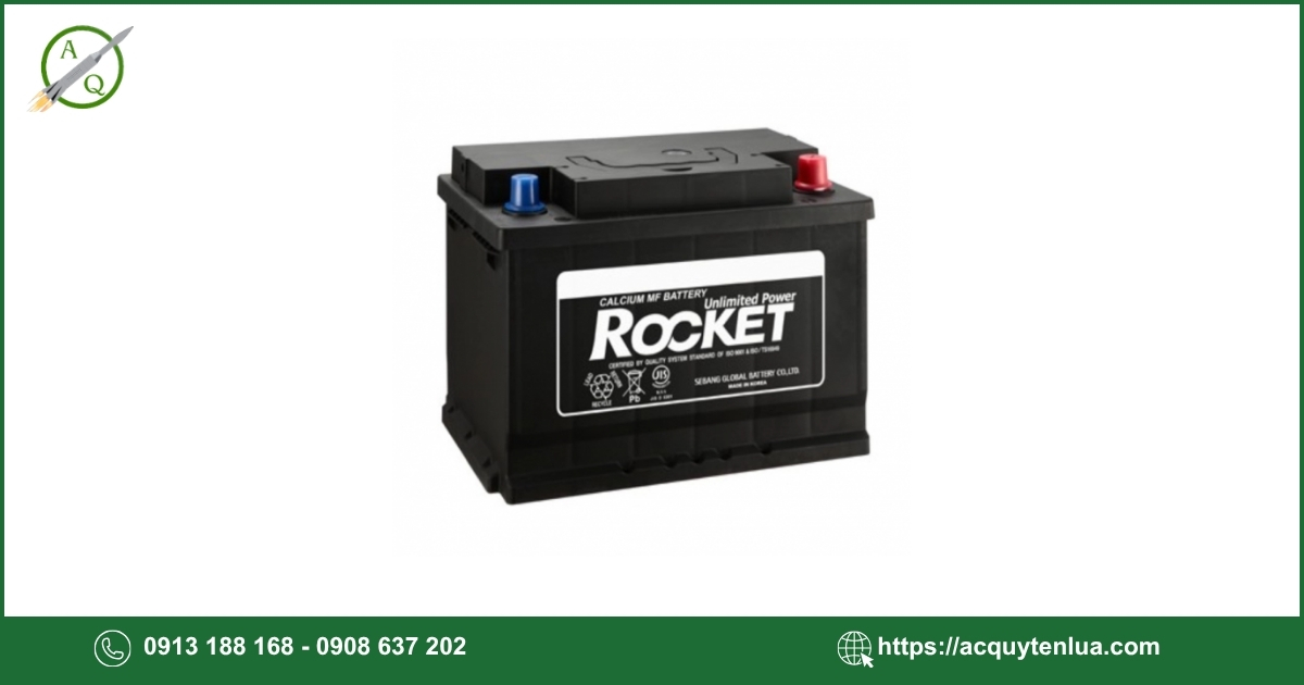 Bình ắc quy ROCKET - 58014 (DIN 80)
