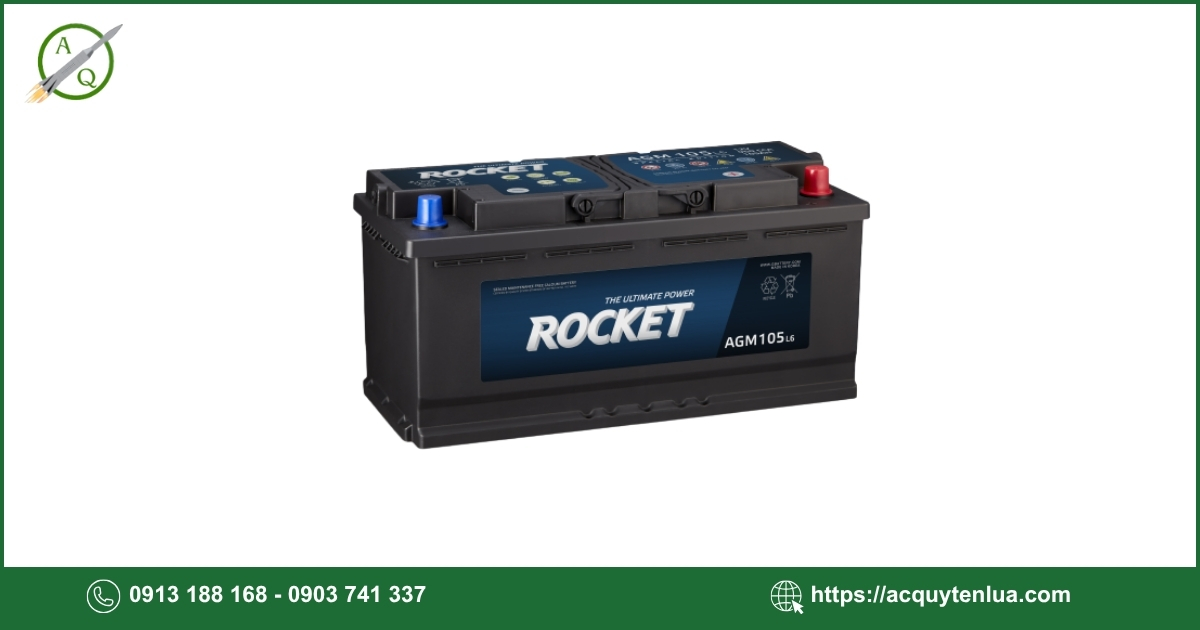 Bình ắc quy ROCKET AGM L6