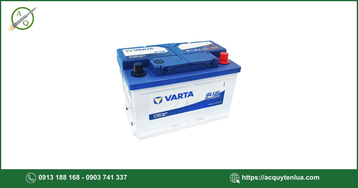 Bình ắc quy VARTA - 57539 (DIN 75)